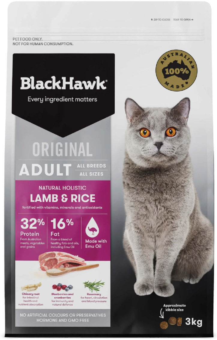 Blackhawk cat food 15kg best sale